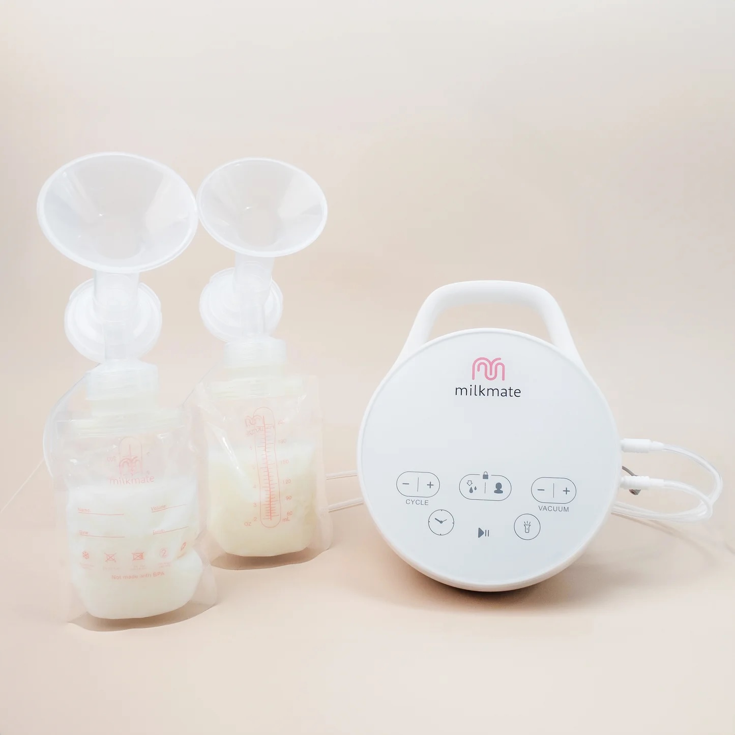 MilkMate breast pump and accessory parts
